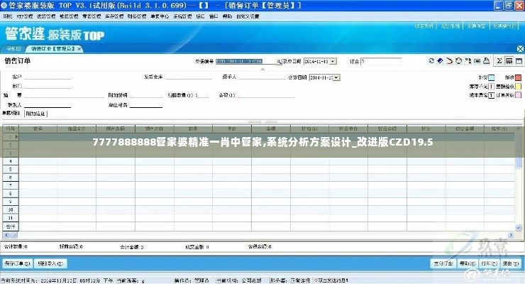 7777888888管家婆精准一肖中管家,系统分析方案设计_改进版CZD19.5