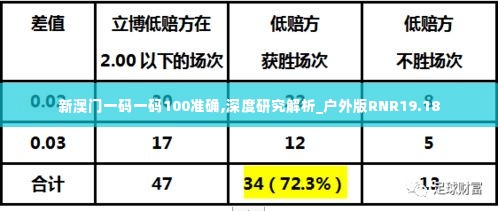 新澳门一码一码100准确,深度研究解析_户外版RNR19.18