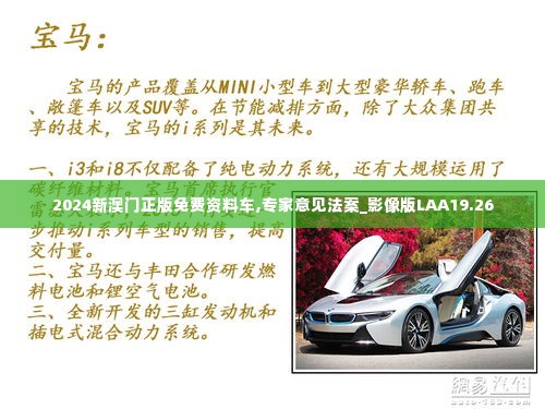 2024新澳门正版免费资料车,专家意见法案_影像版LAA19.26