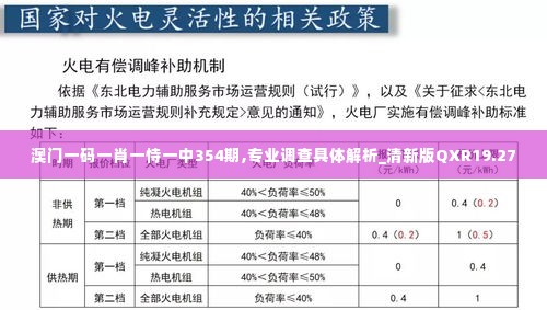 澳门一码一肖一恃一中354期,专业调查具体解析_清新版QXR19.27