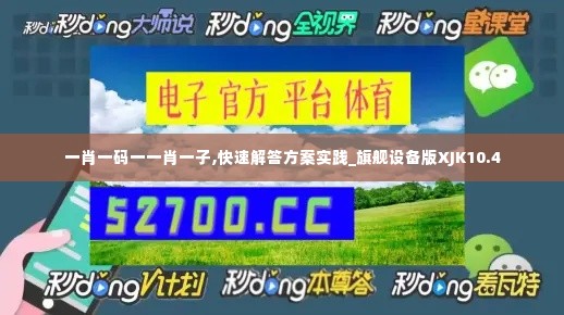 一肖一码一一肖一子,快速解答方案实践_旗舰设备版XJK10.4