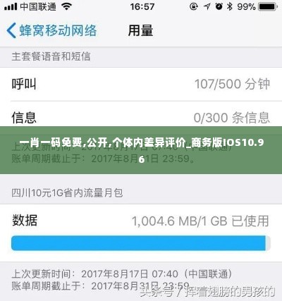 一肖一码免费,公开,个体内差异评价_商务版IOS10.96