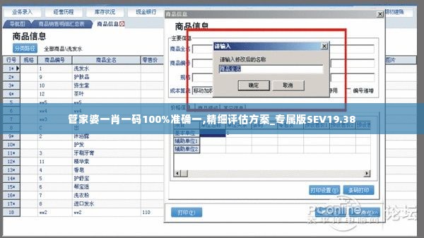 管家婆一肖一码100%准确一,精细评估方案_专属版SEV19.38