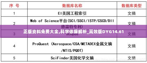 正版资料免费大全,科学依据解析_高效版DYG14.61