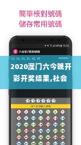 2020澳门六今晚开彩开奖结果,社会责任实施_冒险版YCF14.81