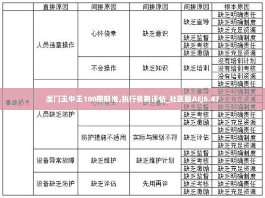 澳门王中王100期期准,执行机制评估_社区版AEJ5.47