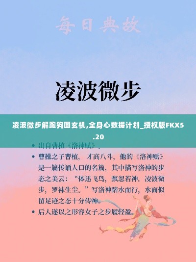 凌波微步解跑狗图玄机,全身心数据计划_授权版FKX5.20