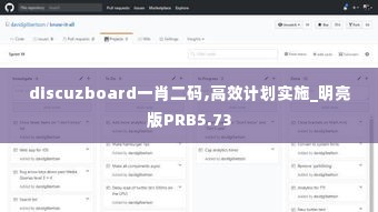 discuzboard一肖二码,高效计划实施_明亮版PRB5.73