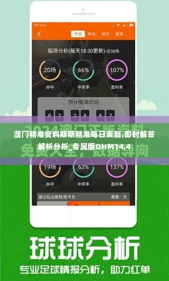 澳门精准资料期期精准每日更新,即时解答解析分析_专属版OHM14.4