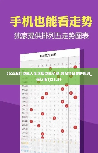 2023澳门资料大全正版资料免费,数据指导策略规划_确认版TJZ5.89