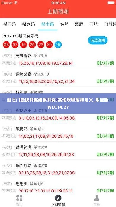 新澳门最快开奖结果开奖,实地观察解释定义_限量版WLC14.27