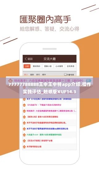 77777788888王中王中特app介绍,操作实践评估_触感版XUF14.3