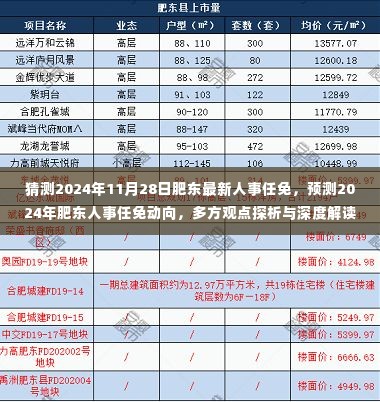 深度解读，多方观点探析与解读肥东人事任免动向预测，2024年最新人事调整展望