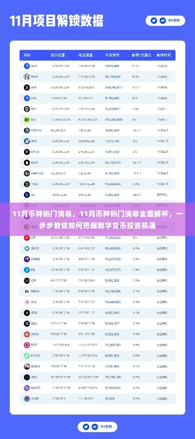 数字货币投资指南，深度解析11月币种热门消息，把握投资机会