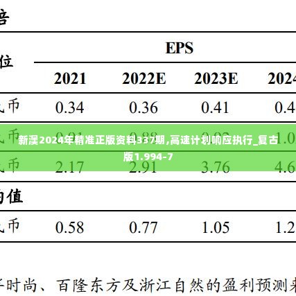 新澳2024年精准正版资料337期,高速计划响应执行_复古版1.994-7