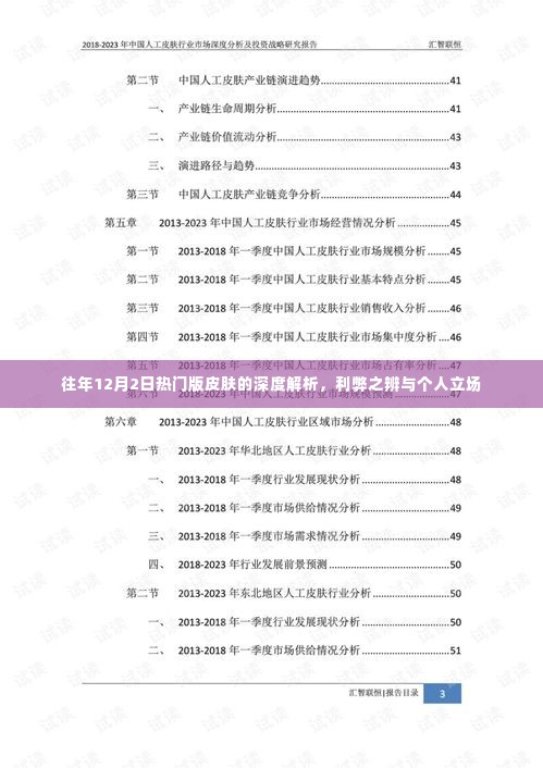 往年12月2日热门版皮肤的深度解析与立场探讨，利弊之辨与个人观点