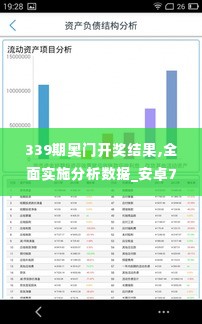 339期奥门开奖结果,全面实施分析数据_安卓72.741-1