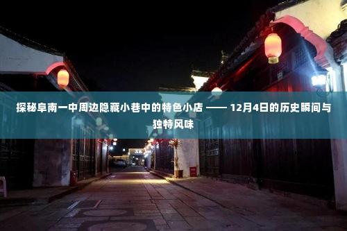 阜南一中周边小巷特色小店探秘，历史瞬间的独特风味 12月4日记录