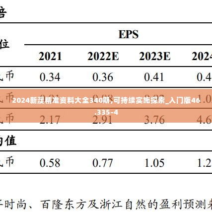 2024新澳精准资料大全340期,可持续实施探索_入门版46.335-4