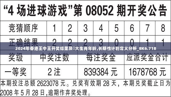 2024年香港王中王开奖结果及枓大生肖年龄,长期性计划定义分析_8K6.718