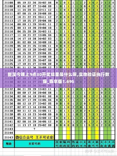 新澳今晚上9点30开奖结果是什么呢,实地验证执行数据_尊享版1.695