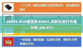 25049.0cm新奥彩40063,定制化执行方案分析_U6.271