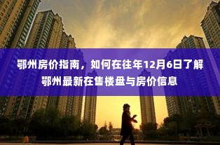 鄂州房价指南，揭秘往年12月最新楼盘与房价信息