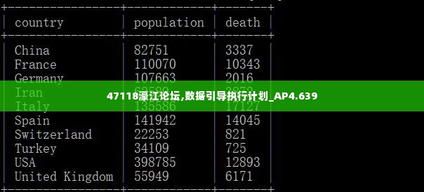 47118濠江论坛,数据引导执行计划_AP4.639