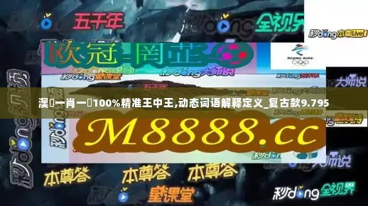 澳門一肖一碼100%精准王中王,动态词语解释定义_复古款9.795