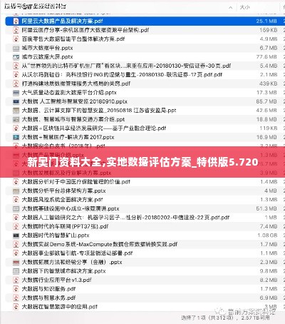 新奥门资料大全,实地数据评估方案_特供版5.720