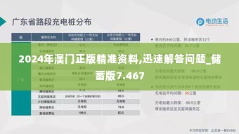 2024年澳门正版精准资料,迅速解答问题_储蓄版7.467