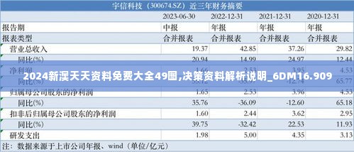 2024新澳天天资料免费大全49图,决策资料解析说明_6DM16.909