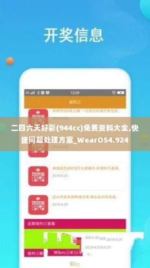 二四六天好彩(944cc)免费资料大全,快捷问题处理方案_WearOS4.924