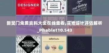 新奥门免费资料大全在线查看,实地设计评估解析_Phablet10.543