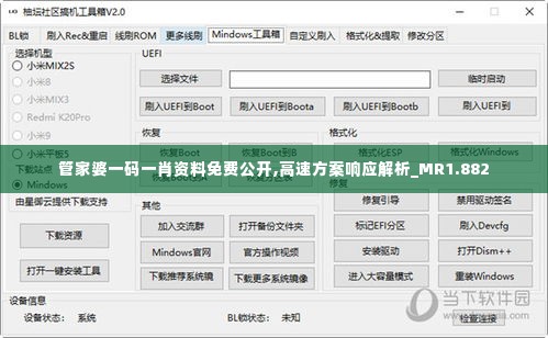 管家婆一码一肖资料免费公开,高速方案响应解析_MR1.882