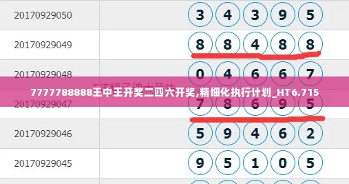 7777788888王中王开奖二四六开奖,精细化执行计划_HT6.715