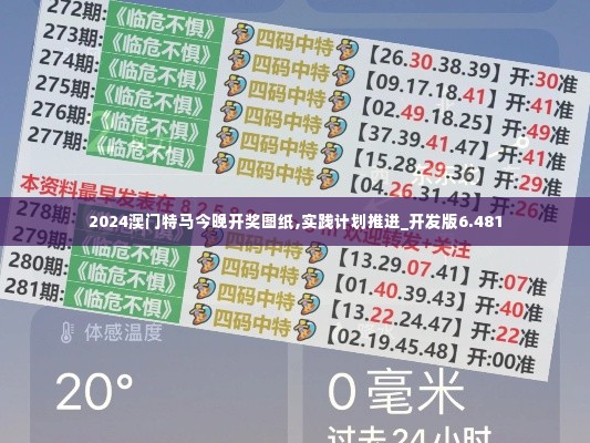 2024澳门特马今晚开奖图纸,实践计划推进_开发版6.481