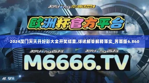 2024澳门天天开好彩大全开奖结果,详述解答解释落实_界面版6.860