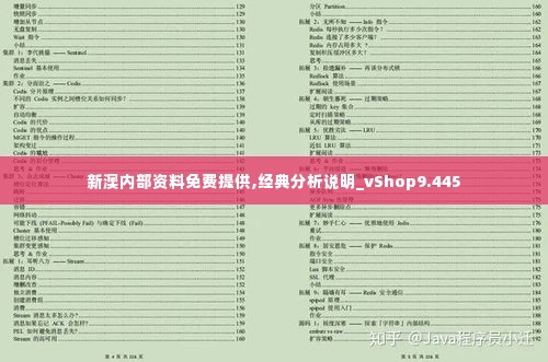 新澳内部资料免费提供,经典分析说明_vShop9.445