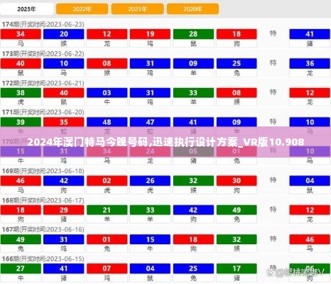 2024年澳门特马今晚号码,迅速执行设计方案_VR版10.908