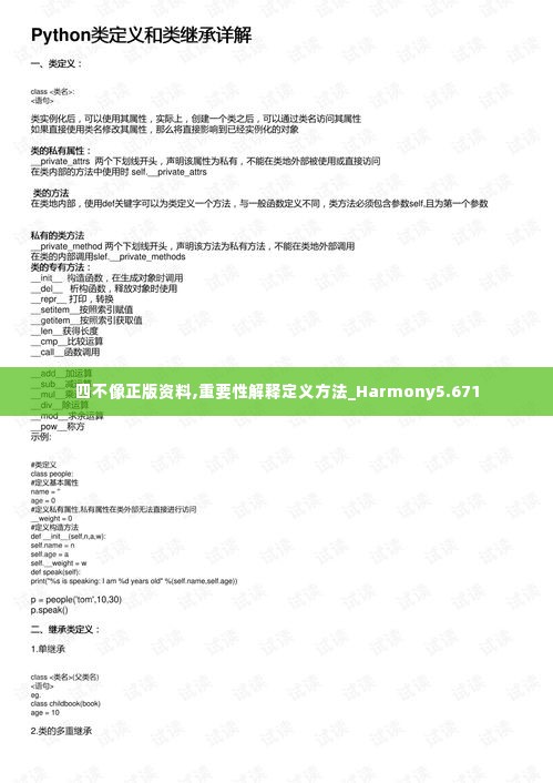 四不像正版资料,重要性解释定义方法_Harmony5.671