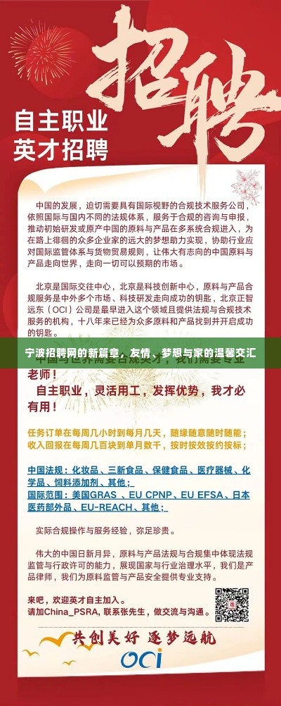 宁波招聘网新篇章，友情、梦想与家的交汇点