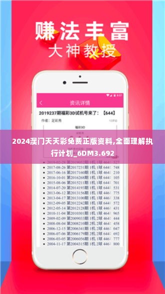 2024澳门天天彩免费正版资料,全面理解执行计划_6DM3.692