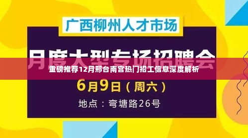 12月邢台南宫热门招工信息深度解析与推荐