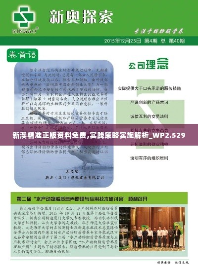 新澳精准正版资料免费,实践策略实施解析_WP2.529