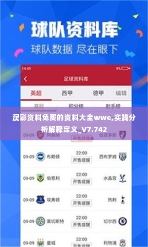 澳彩资料免费的资料大全wwe,实践分析解释定义_V7.742