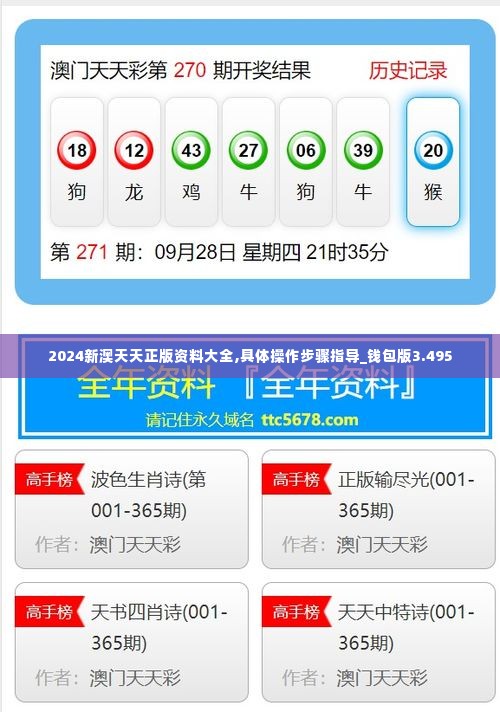 2024新澳天天正版资料大全,具体操作步骤指导_钱包版3.495