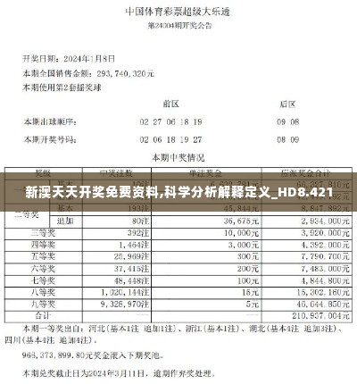 新澳天天开奖免费资料,科学分析解释定义_HD8.421