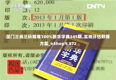 澳门三肖三码精准100%新华字典345期,实地评估数据方案_nShop9.872