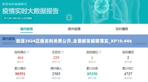 新澳2024正版资料免费公开,全面解答解释落实_XP10.446